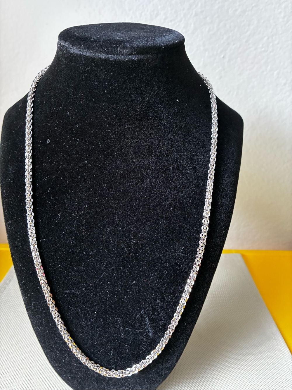 925 Sterling Silver Chain Silver Tone 22” 3.6mm